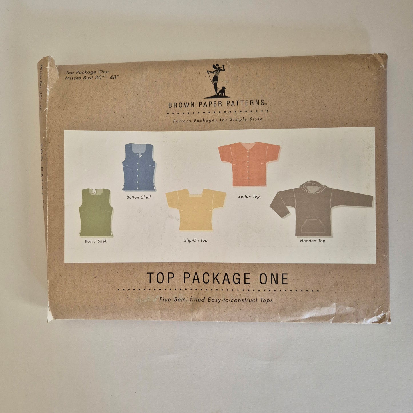 Top Package One by Brown Paper Patterns, Bust 30" - 48"