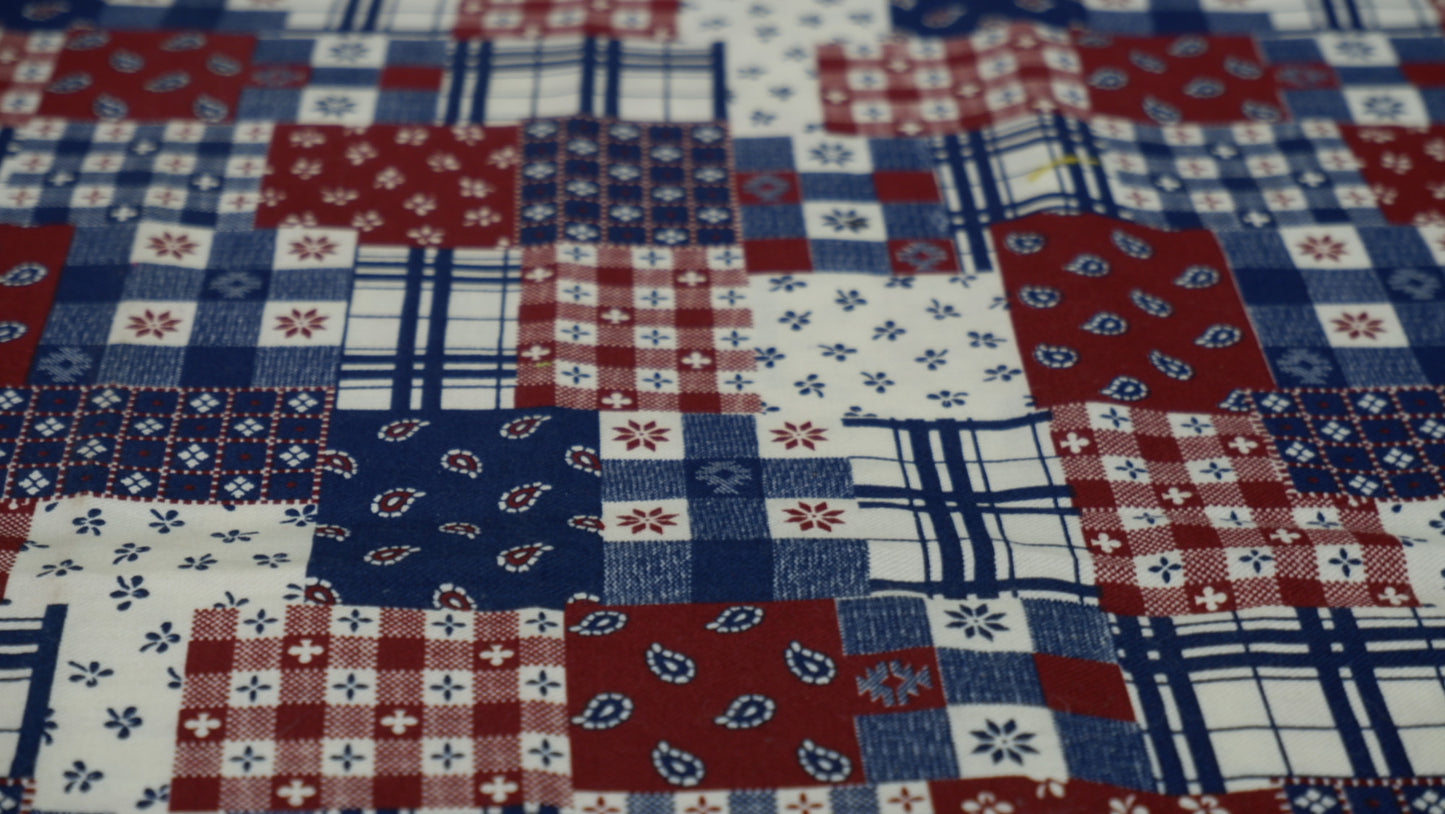 Cotton Remnant - Country farm style - Fabric Rescue
