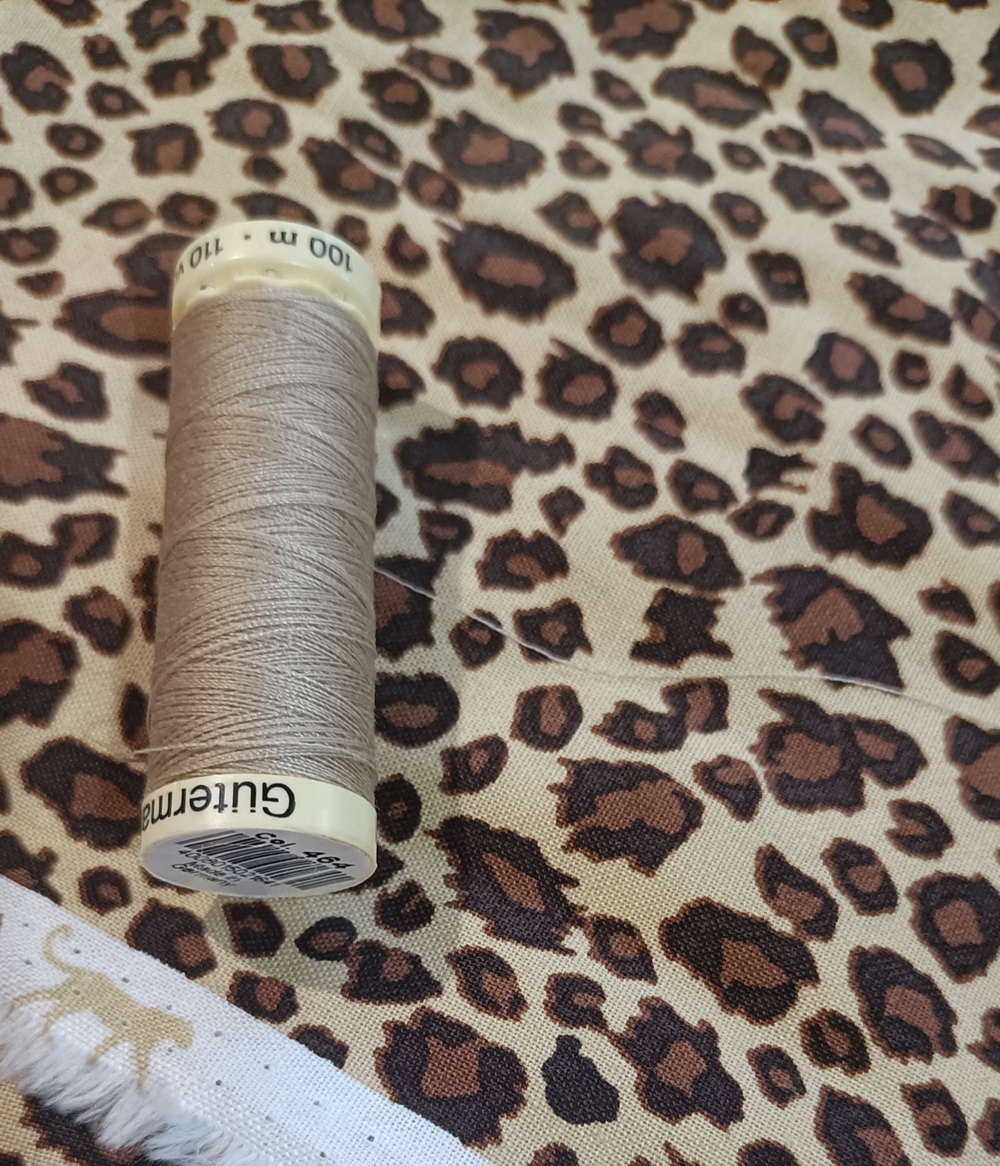 Cotton Fabric - Small Leopard Print - Riley Blake