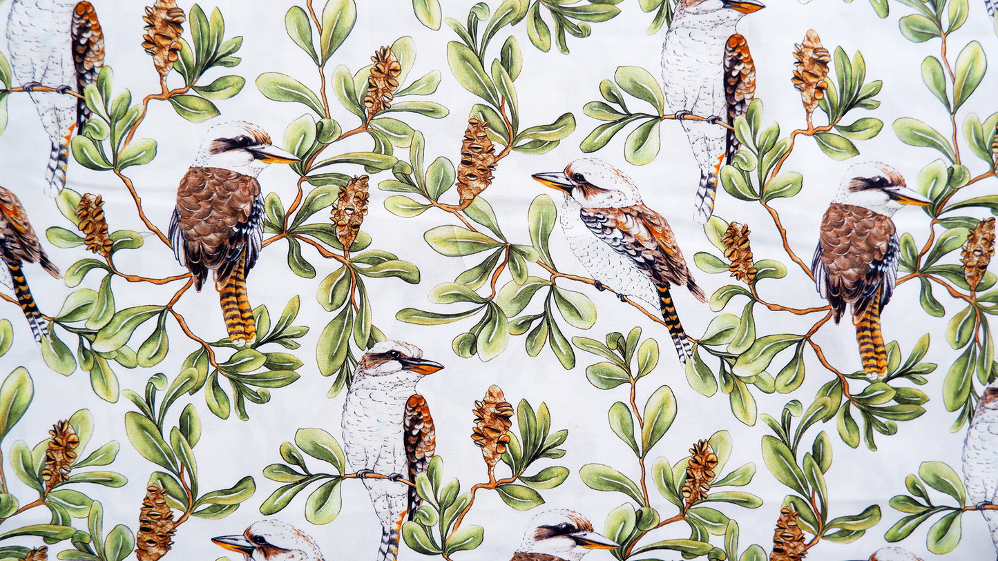 Cotton fabric - Gumtree friends - Kookaburra - Michelle Holik