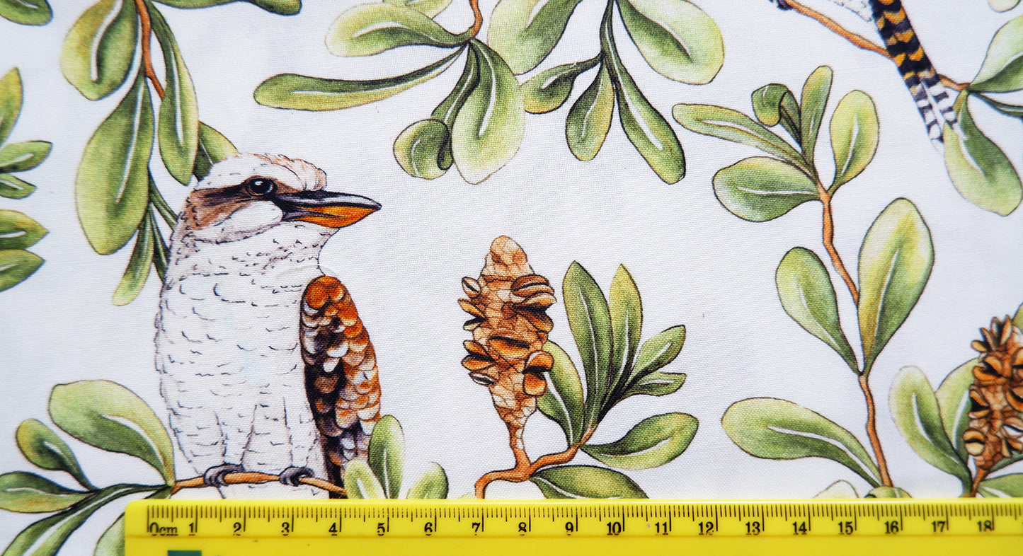 Cotton fabric - Gumtree friends - Kookaburra - Michelle Holik