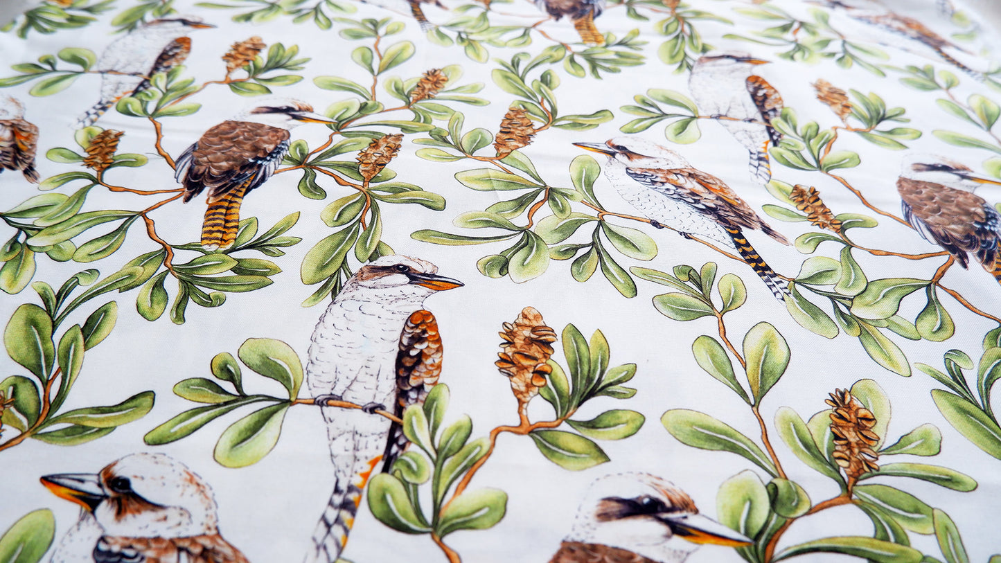 Cotton fabric - Gumtree friends - Kookaburra - Michelle Holik