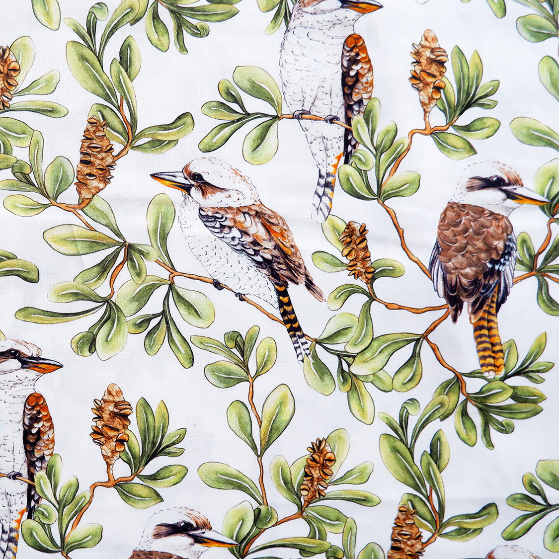 Cotton fabric - Gumtree friends - Kookaburra - Michelle Holik