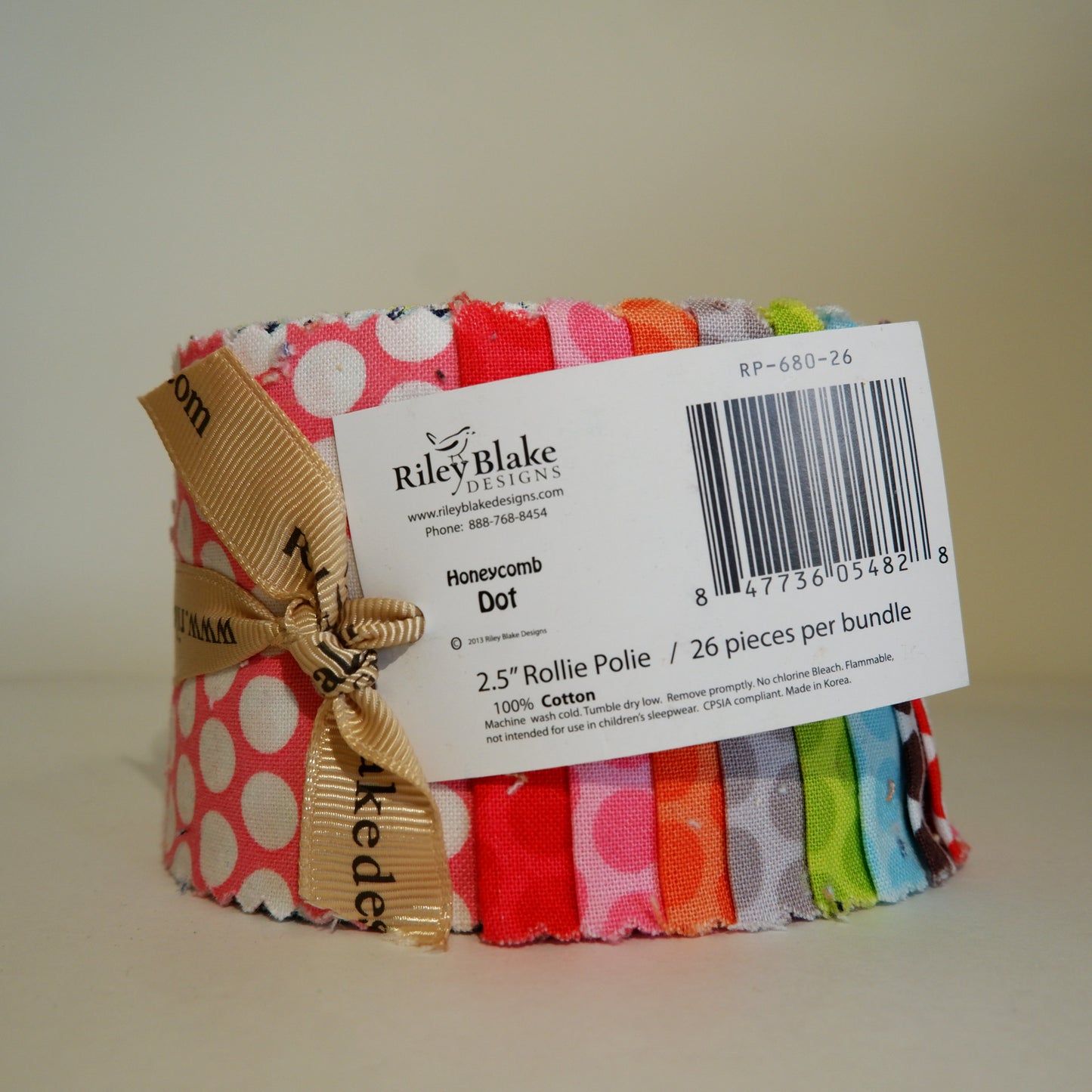 Honeycomb Dot Rolie Polie - 26 Pieces - Riley Blake