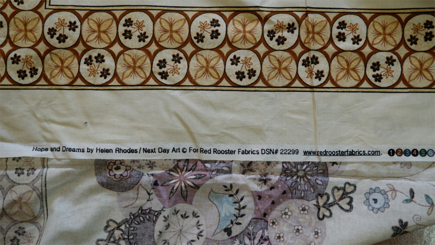 Cotton Fabric - Hopes and Dreams Panel - Fabric Rescue