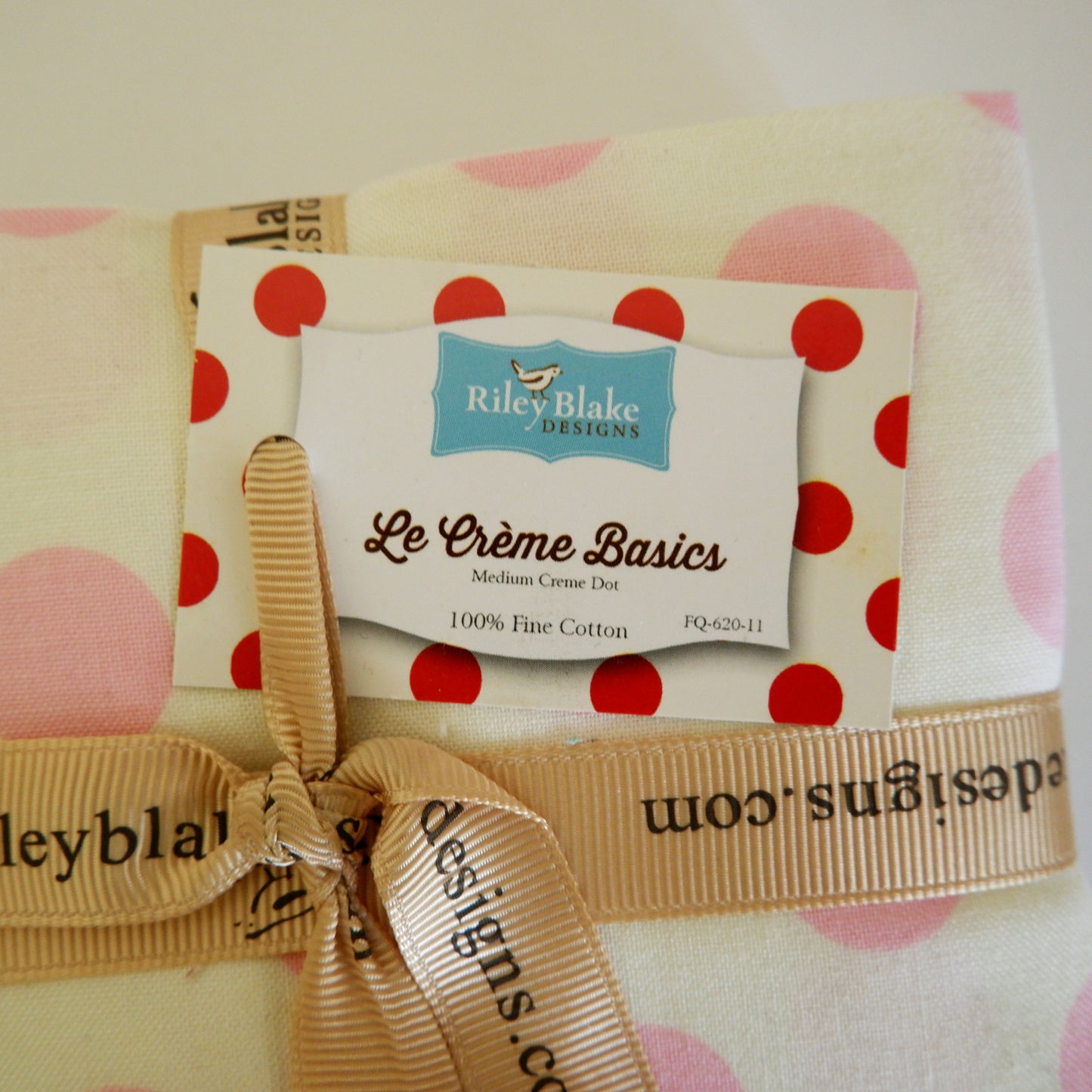 Medium Dot Fat Quarter - 11 Pieces - Le Creme Basics Riley Blake