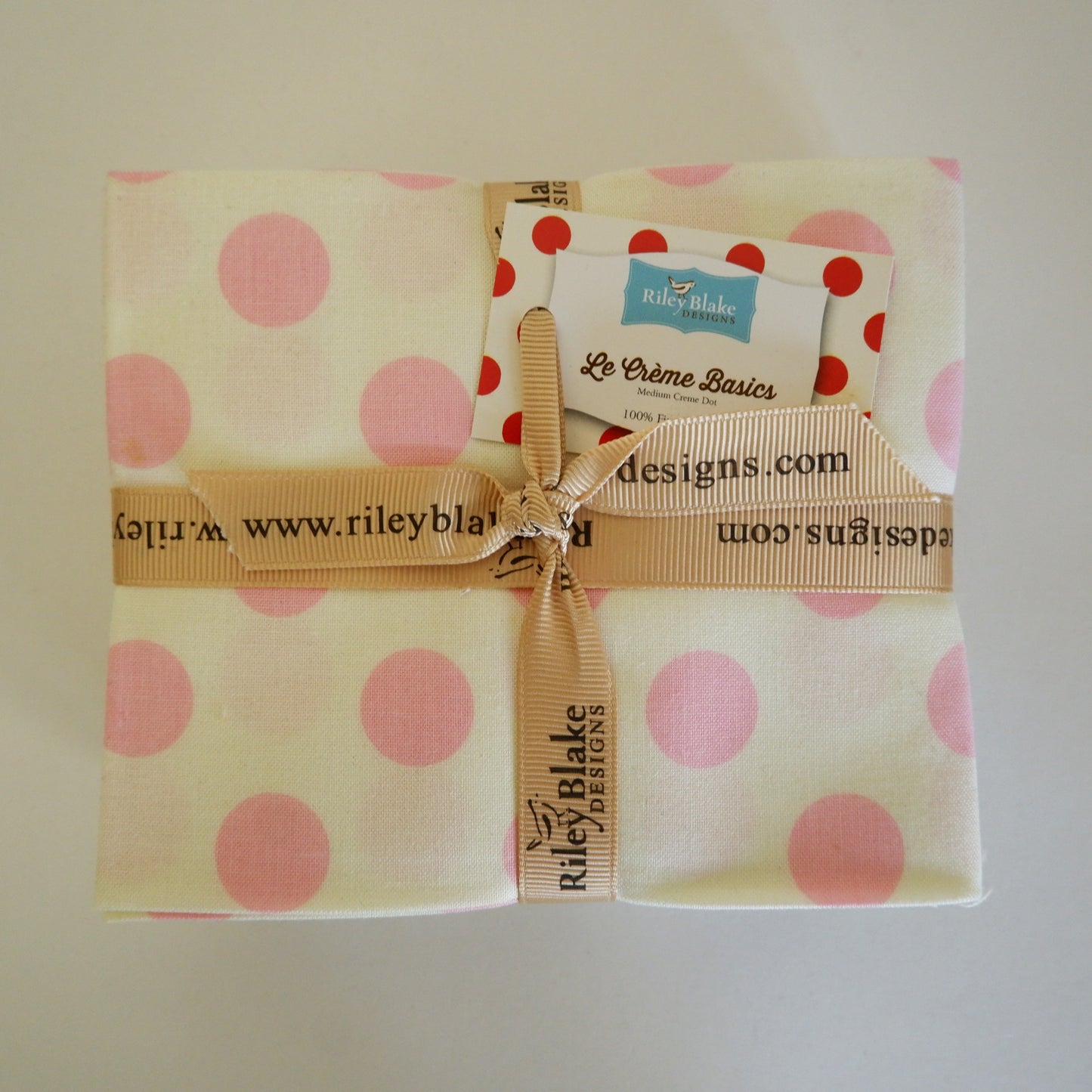 Medium Dot Fat Quarter - 11 Pieces - Le Creme Basics Riley Blake