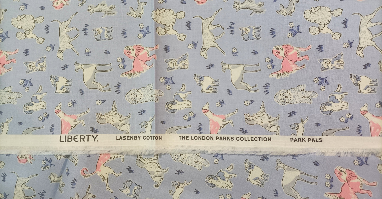 Fat Quarter - Park Pals London Parks - Liberty Fabrics - Cotton Fabric