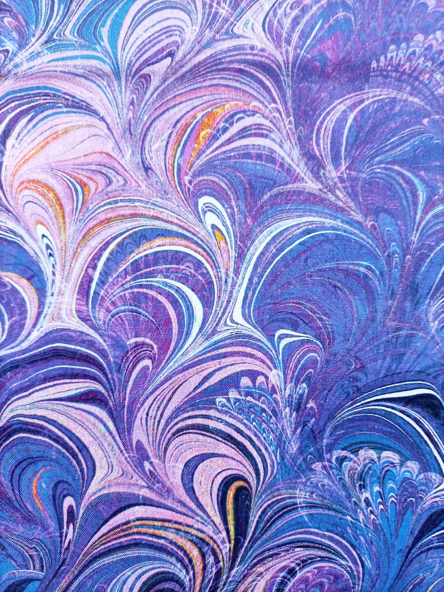 Cotton Fabric - Cosette Purple Poured Colour