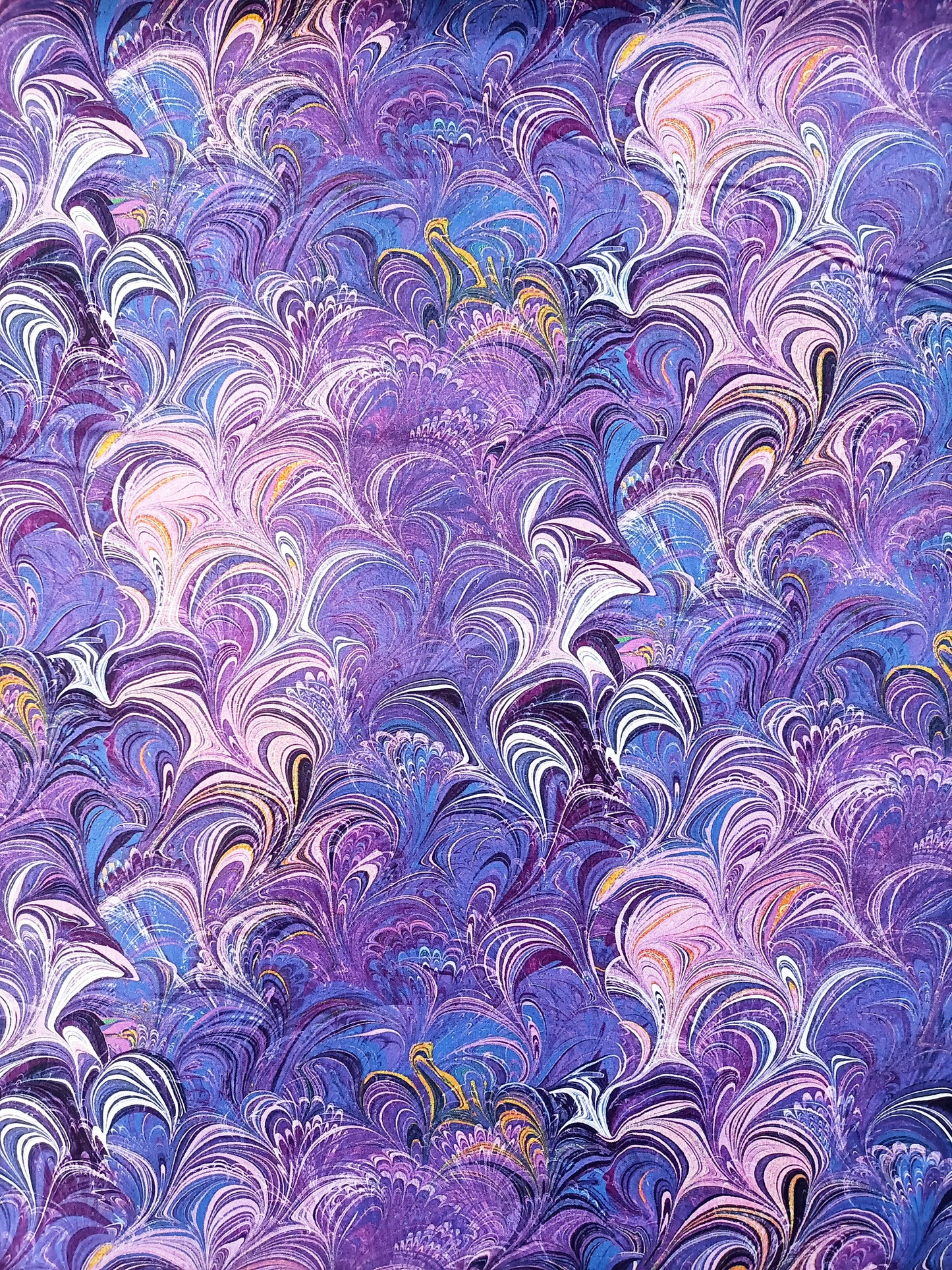 Cotton Fabric - Cosette Purple Poured Colour