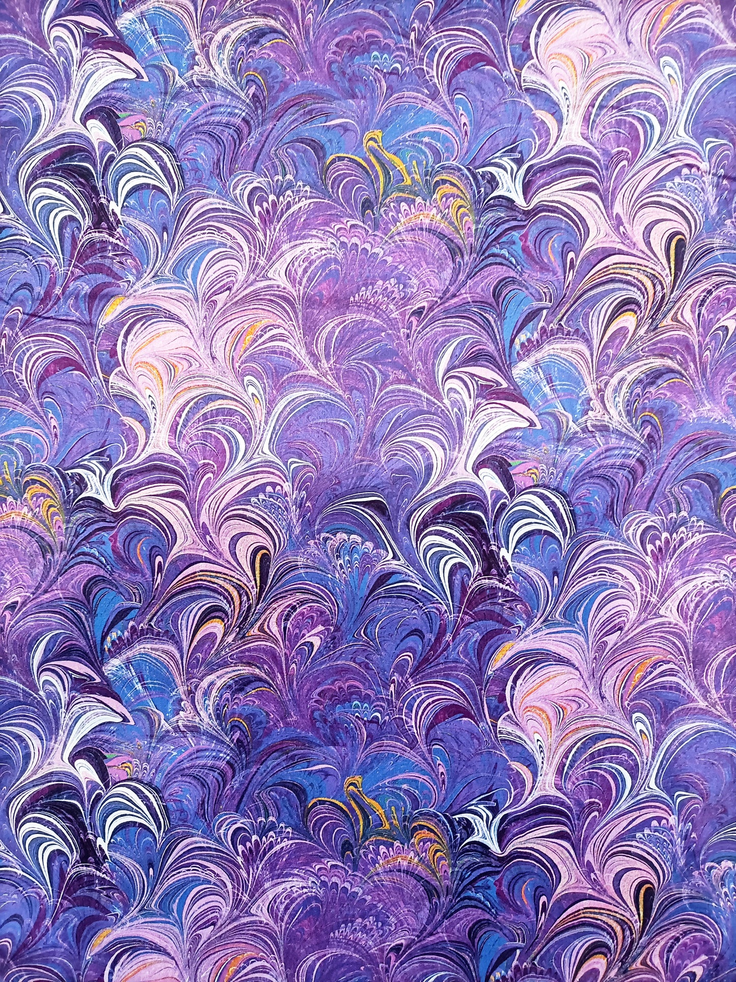 Cotton Fabric - Cosette Purple Poured Colour
