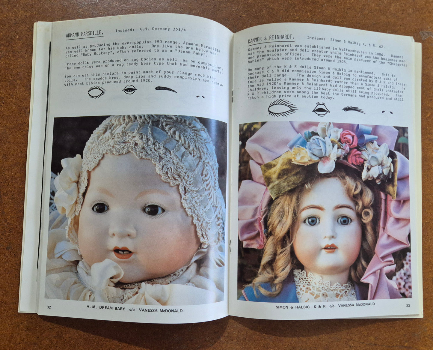 Reproducing Antique Dolls book vol 1 by Leanne Hill