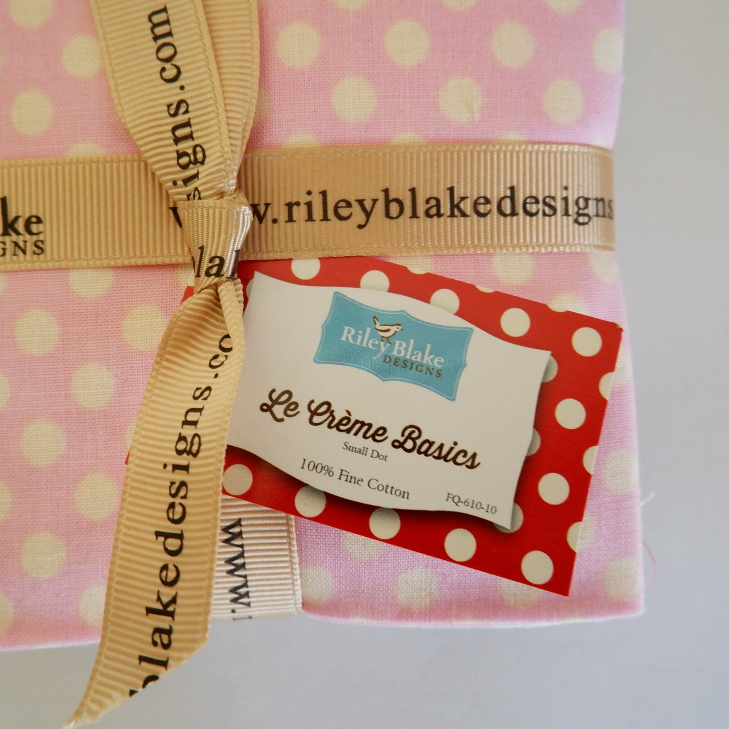 Small Dot Fat Quarter - 10 Pieces - Le Creme Basics Riley Blake