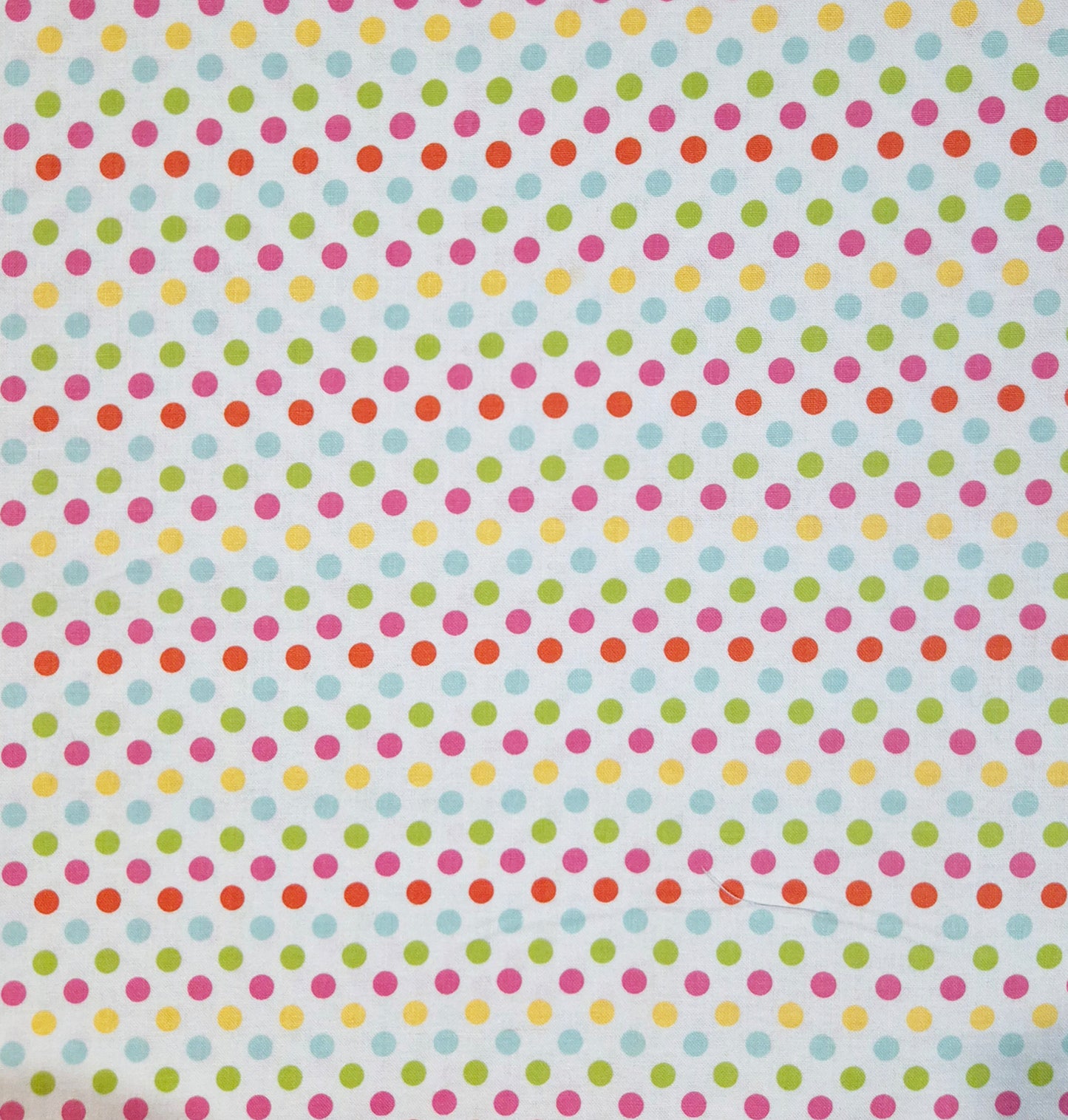 Cotton Fabric - Small Multi Dot on Cream - Riley Blake