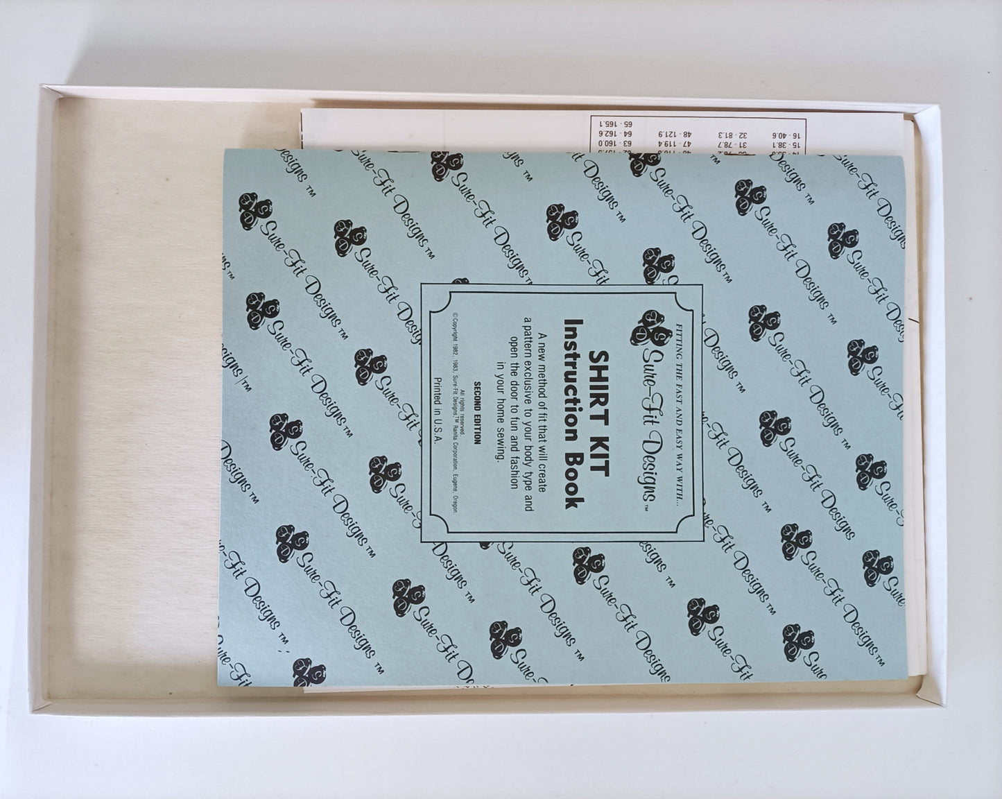 Sure-Fit Designs Shirt Kit, 1983 Second Edition