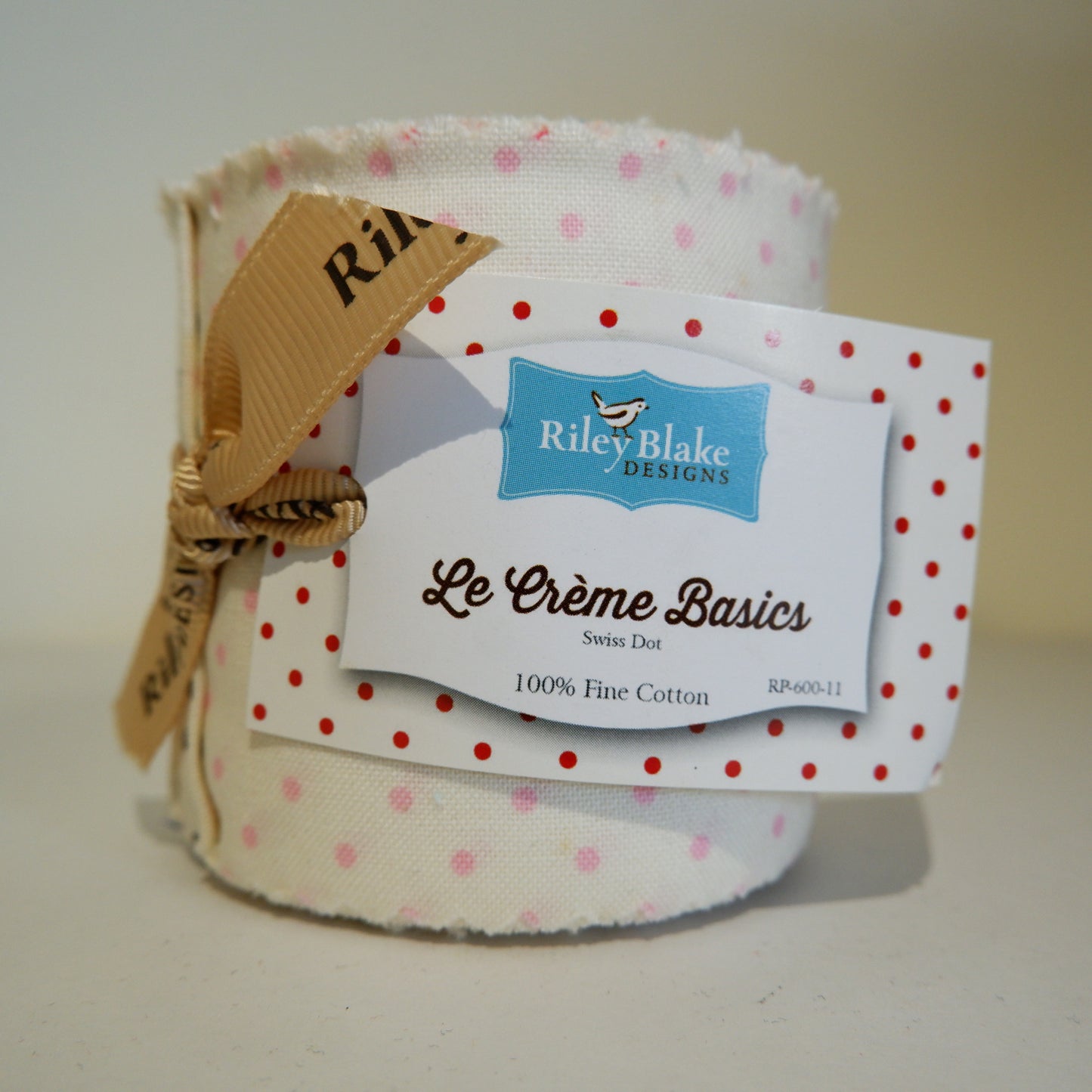 Swiss Dot Rolie Polie - 11 Pieces - Le Creme Basics Riley Blake
