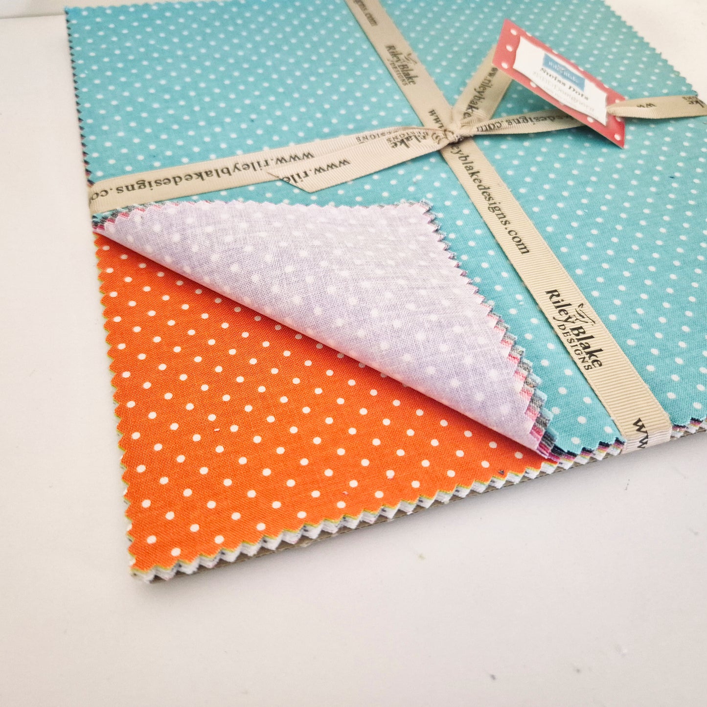 Swiss Dots - 10 inch Stacker - 19 Pieces - Riley Blake