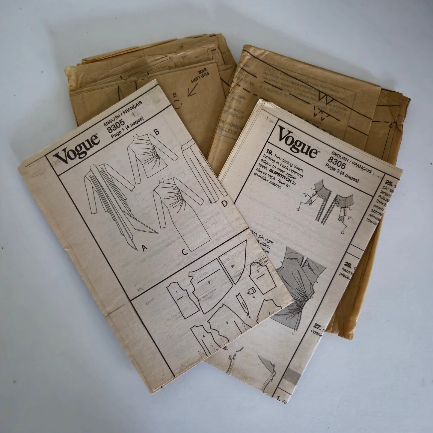 Vogue V8305, Misses' jacket top dress and pants pattern, sizes 12 to 16