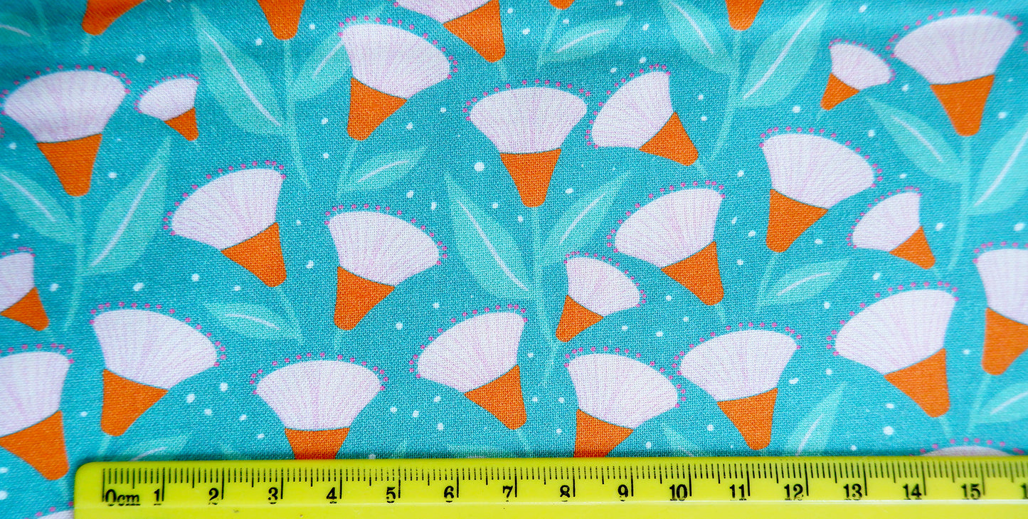 Cotton Fabric - Wild Garden range - Flowering Gum Trees