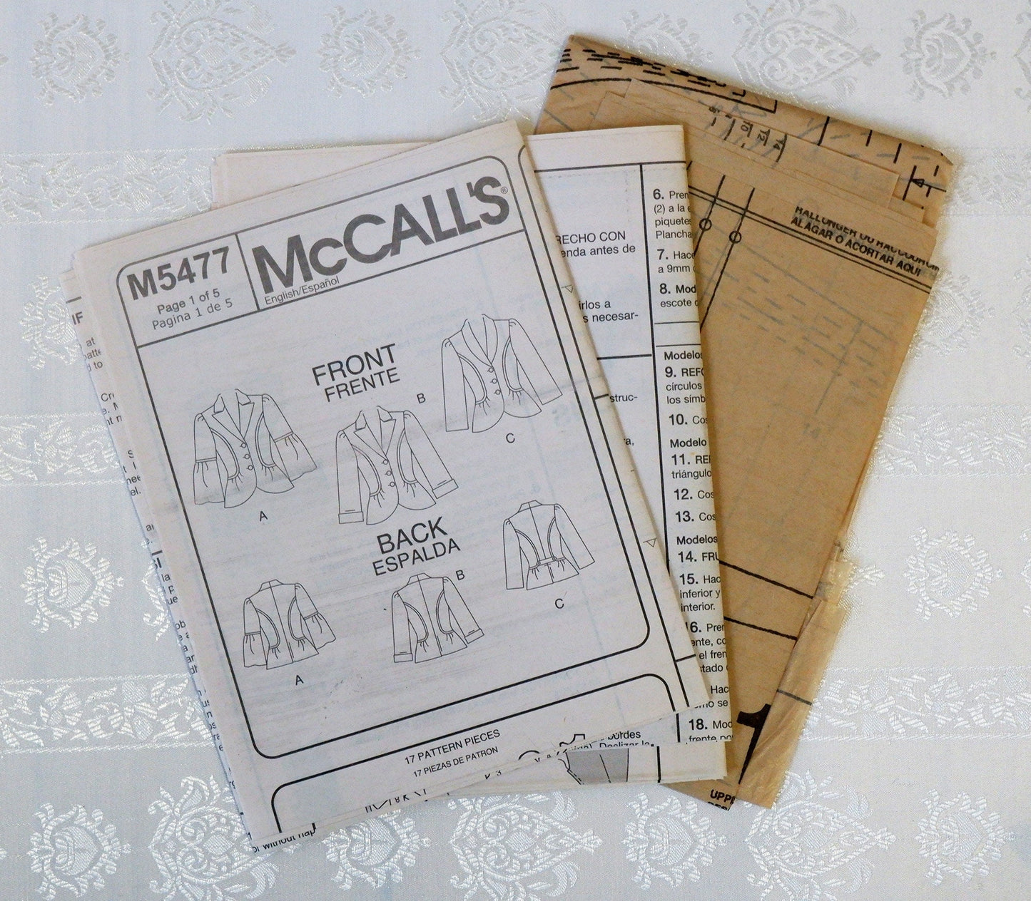 McCall's M5477, lined jacket , sizes 6 - 14