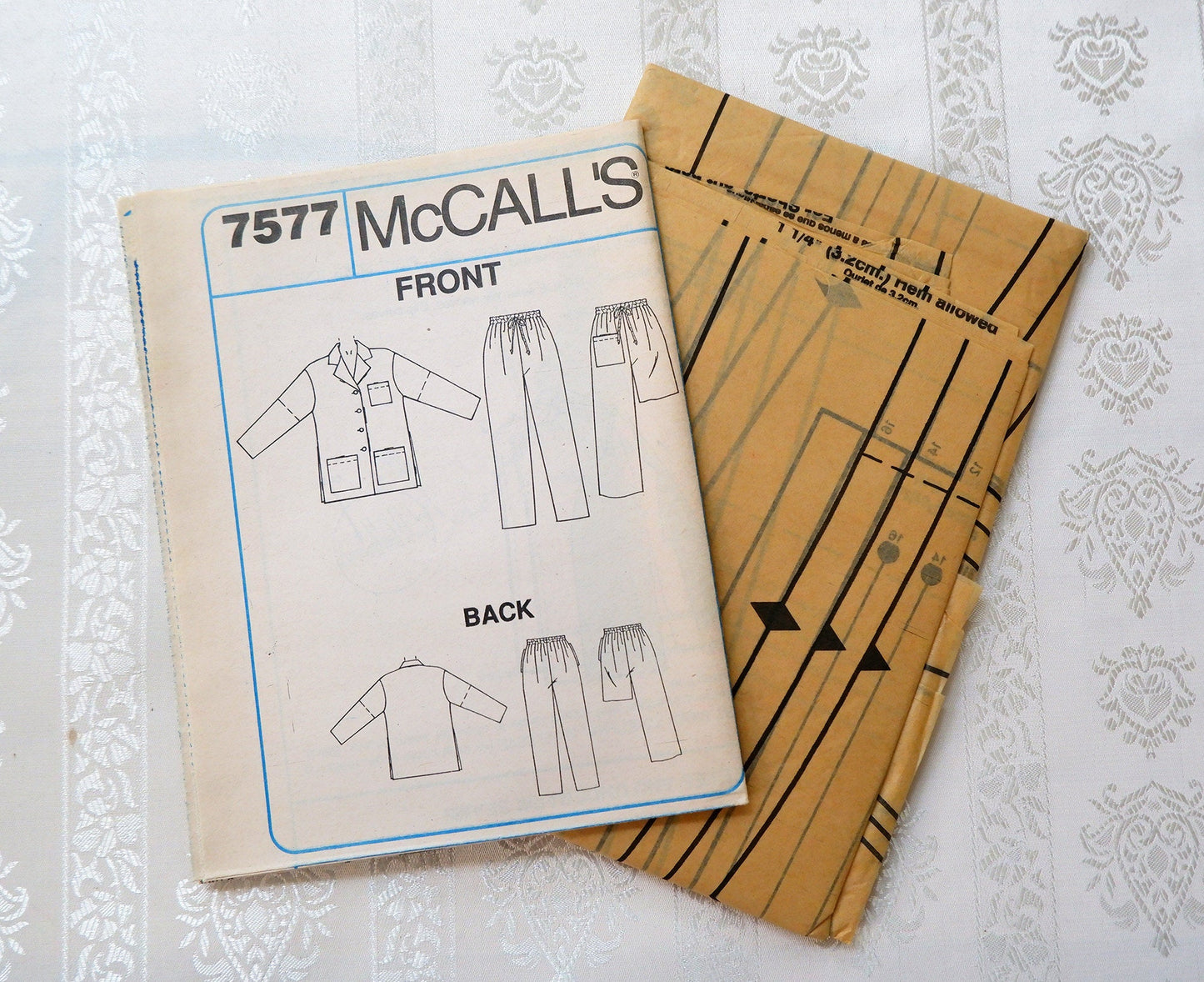 McCall's 7577, jacket pants culotte and shorts pattern, sizes 12 - 16