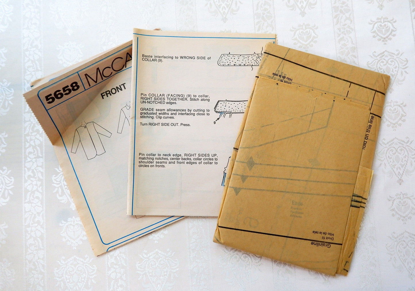 McCall's 5658, jacket blouse and skirt pattern, sizes 16 - 20