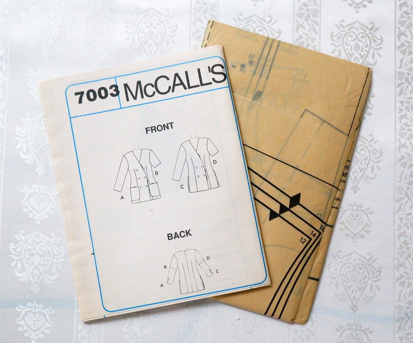 McCall's 7003, jacket pattern, sizes 12 - 16