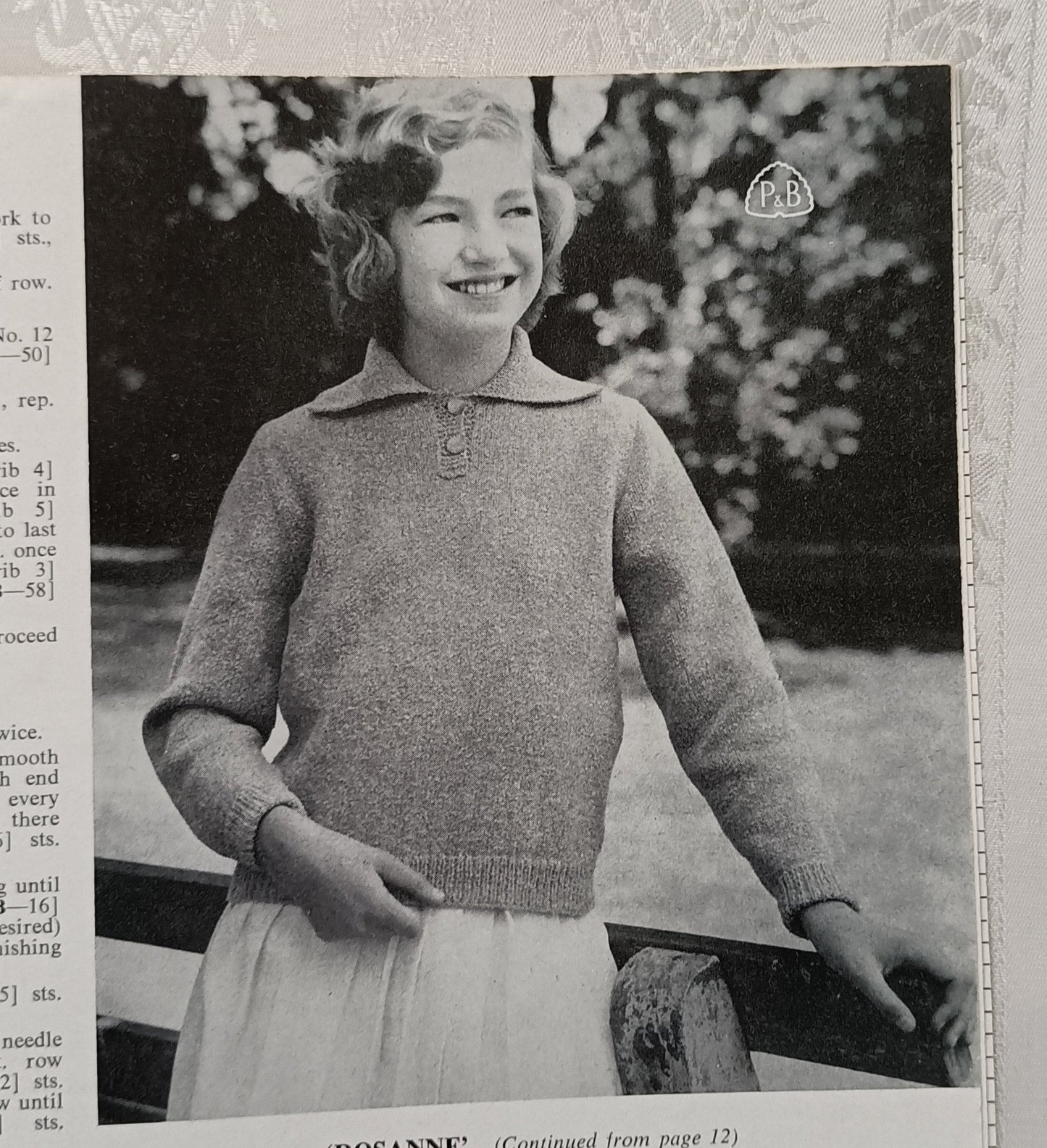 Patons knitting book 616 knitting patterns for girls 7 - 16, coat, jumpers and cardigans.