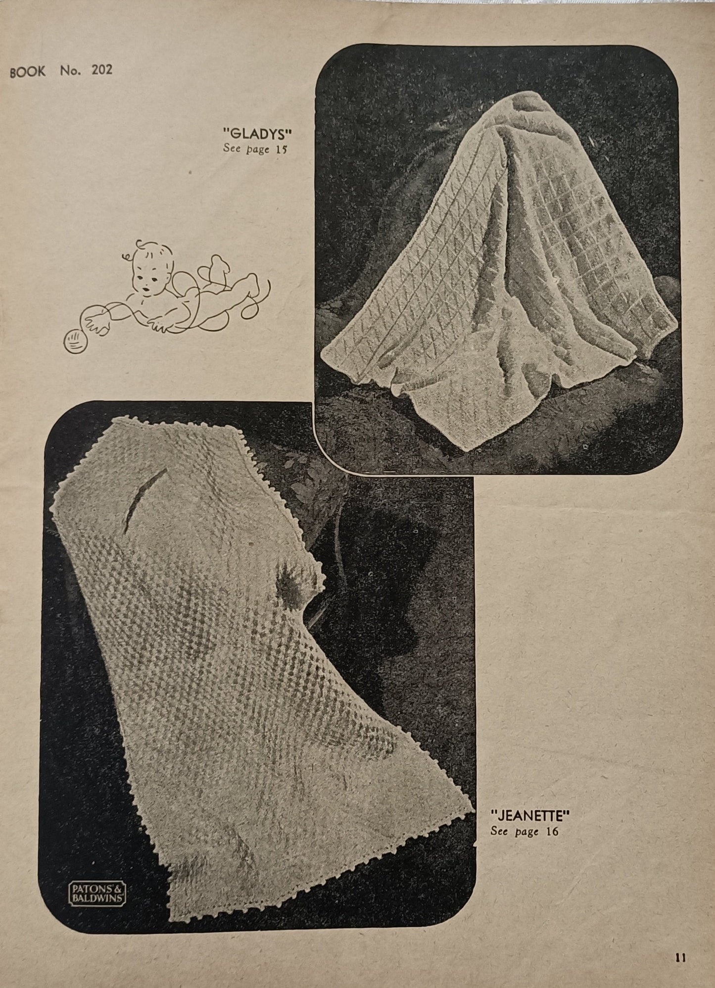 Patons knitting book 202 knitting patterns for babies