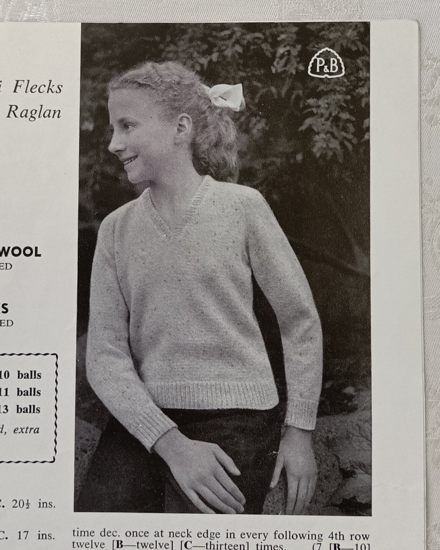 Patons knitting book 580 knitting patterns for girls 6 - 14