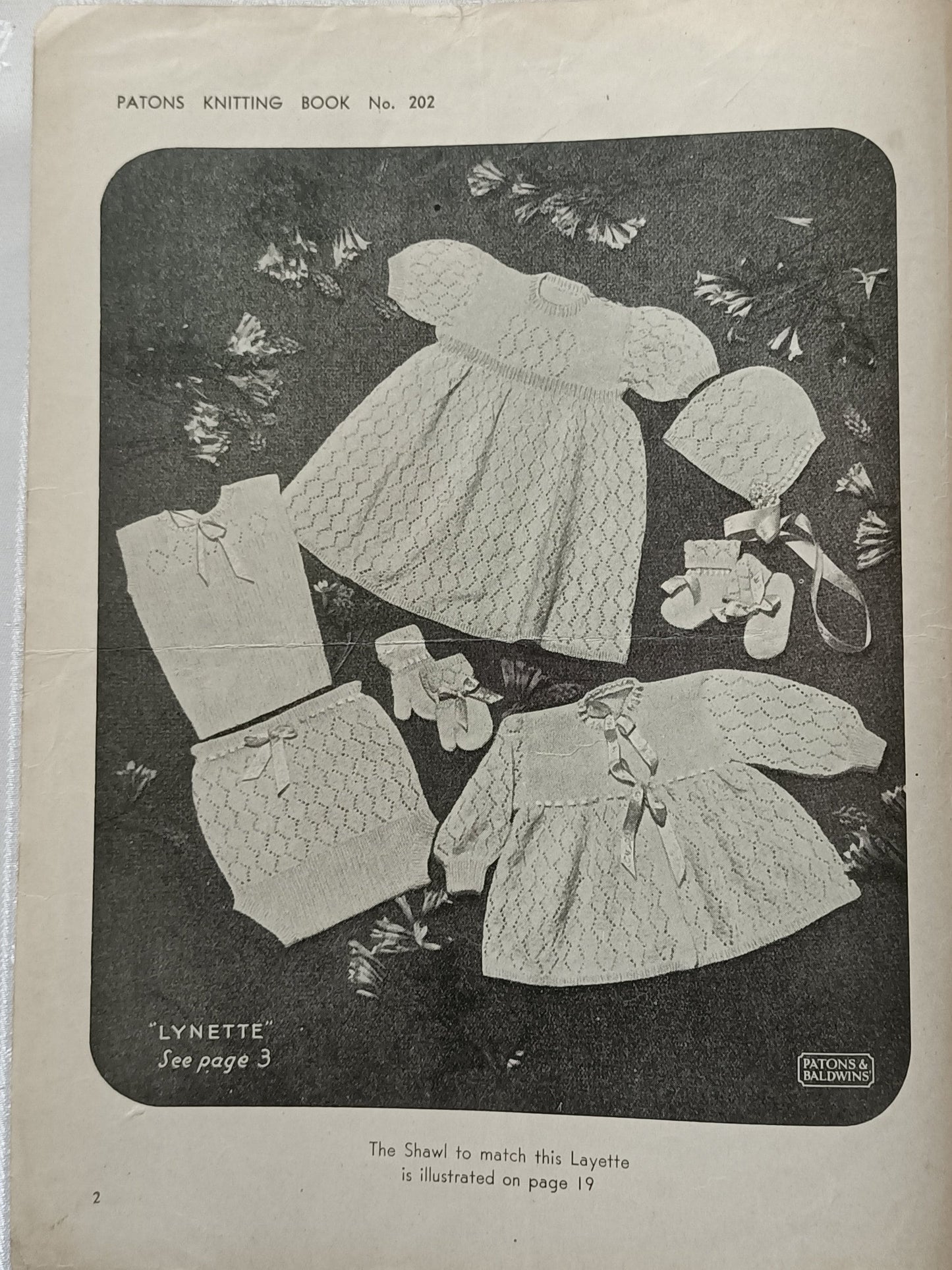 Patons knitting book 202 knitting patterns for babies