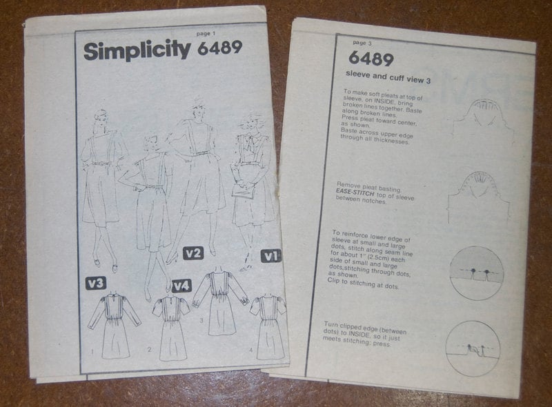 Simplicity 6489 Dress pattern, Size 14