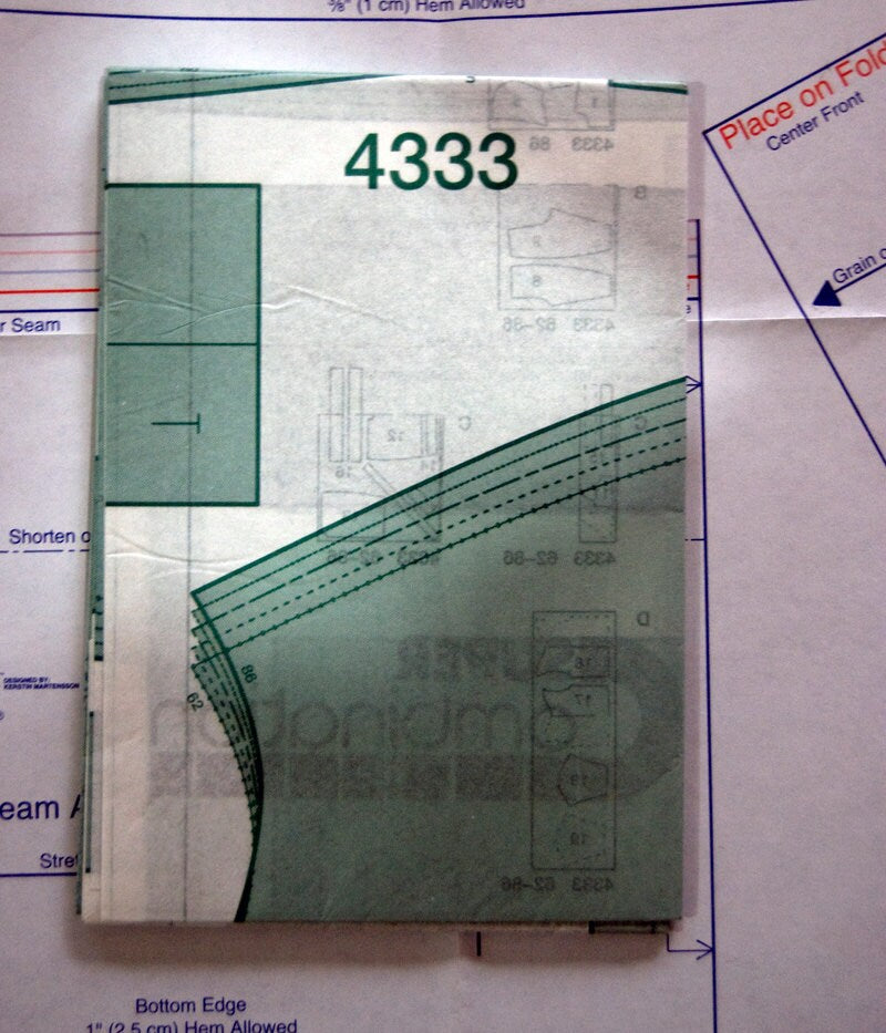 Burda 4333 Baby tops pants and overalls Sizes 3M to 18M