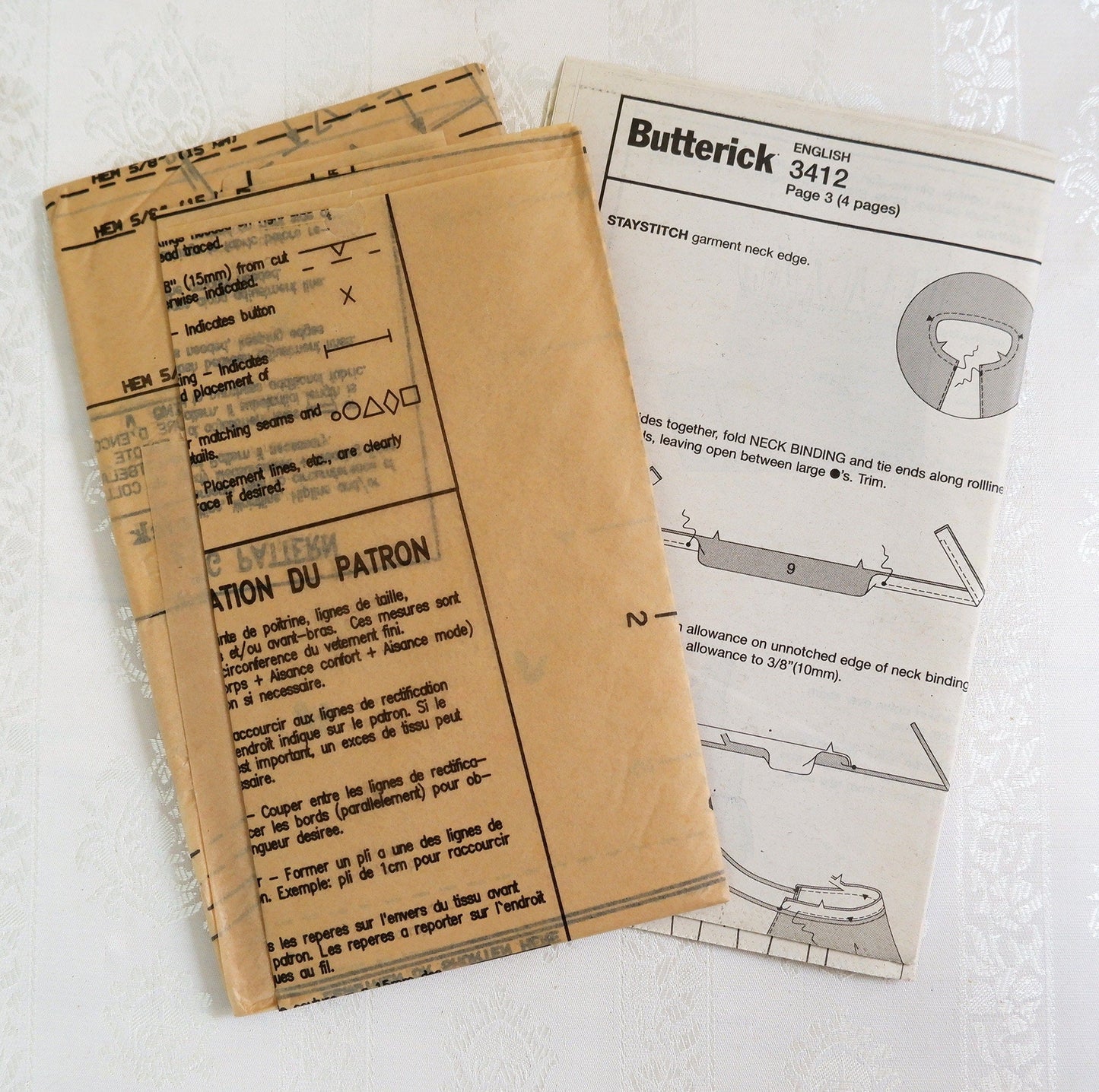 Butterick 3412, children's robe capelet and gown pattern. Sizes 2 - 5