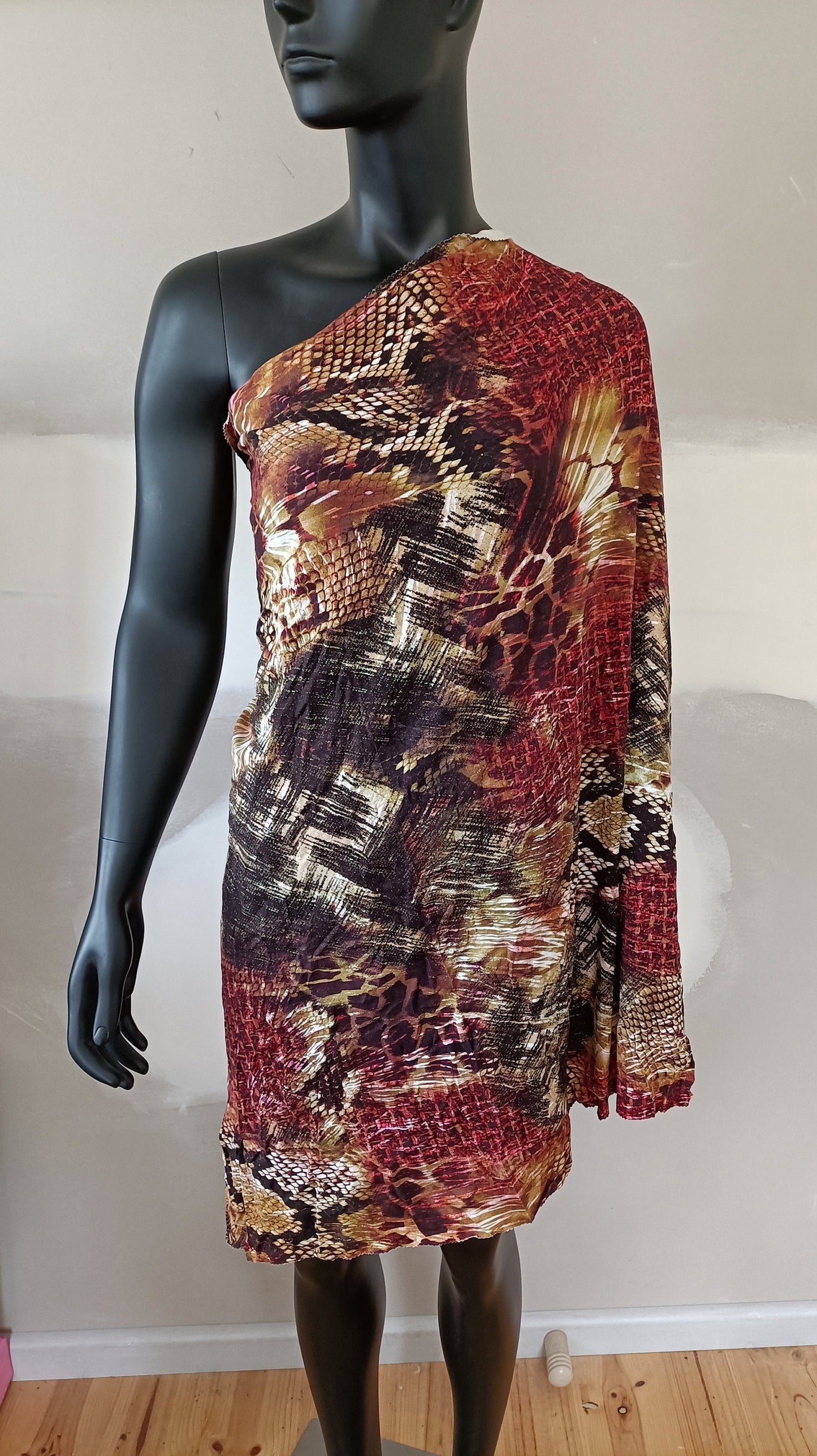 Knit - Abstract animal print - 70cm remnant - Fabric Rescue
