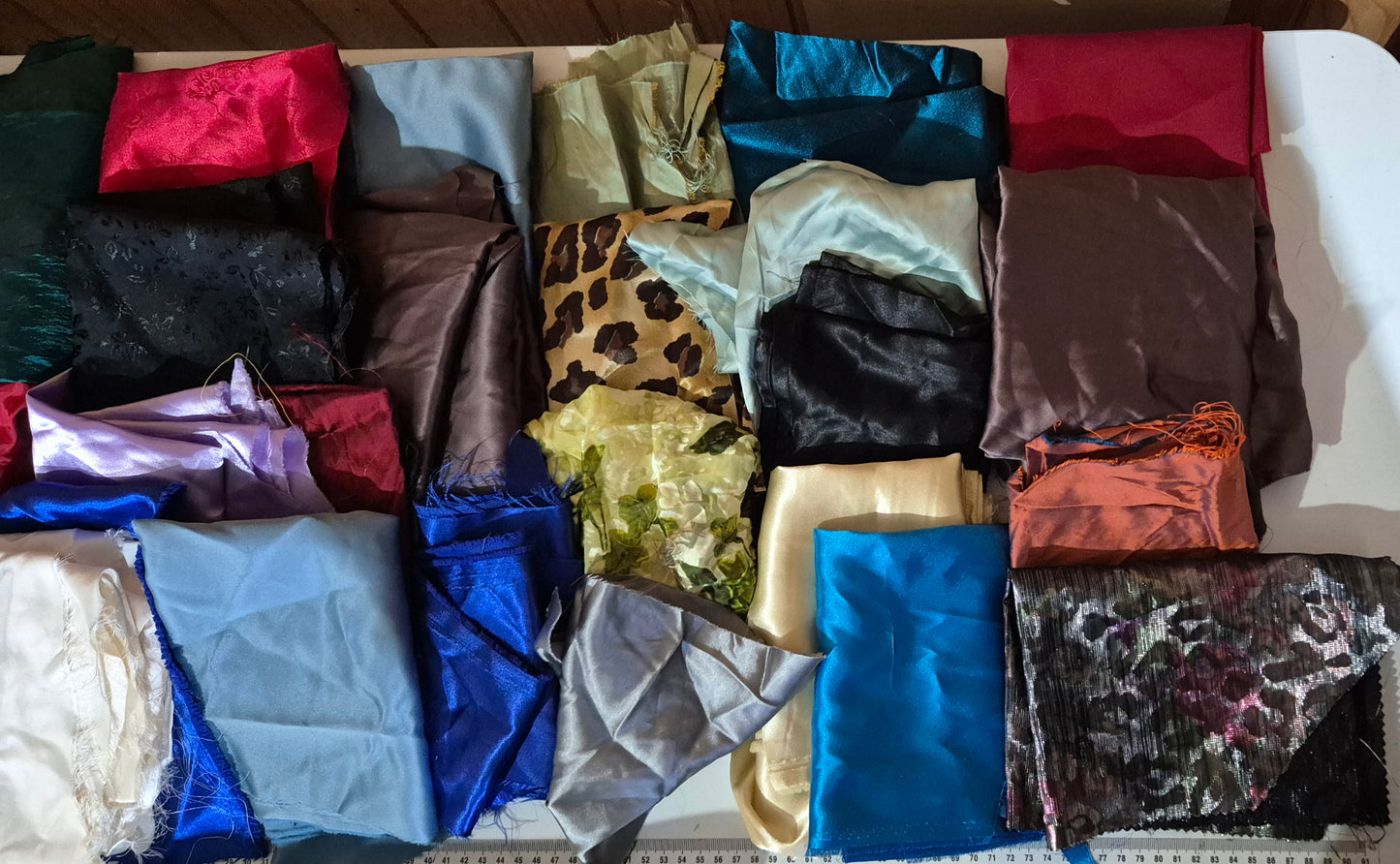 Dress fabric scrap bag - Fabric Rescue