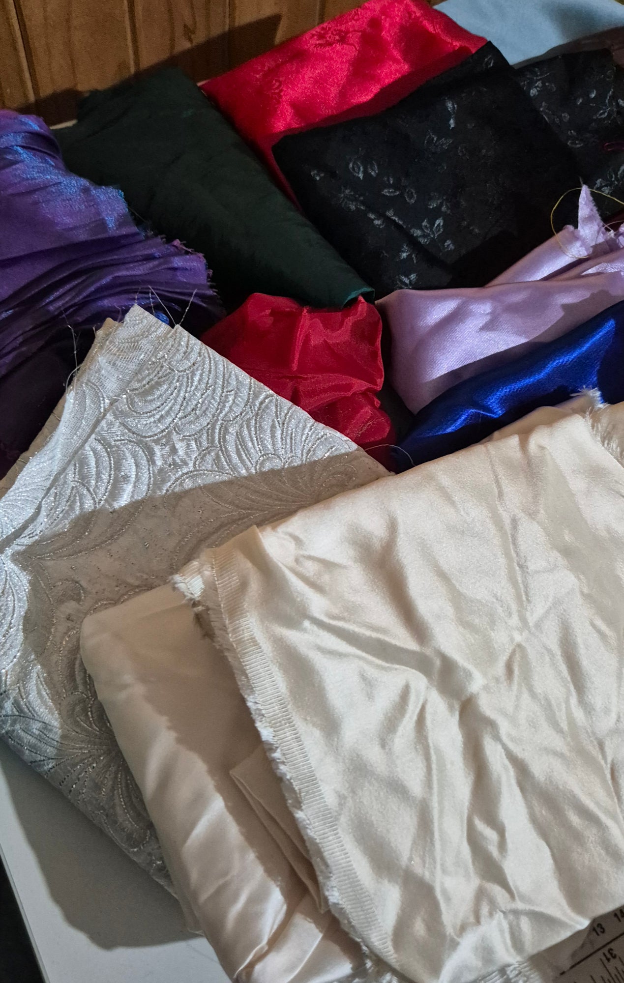 Dress fabric scrap bag - Fabric Rescue