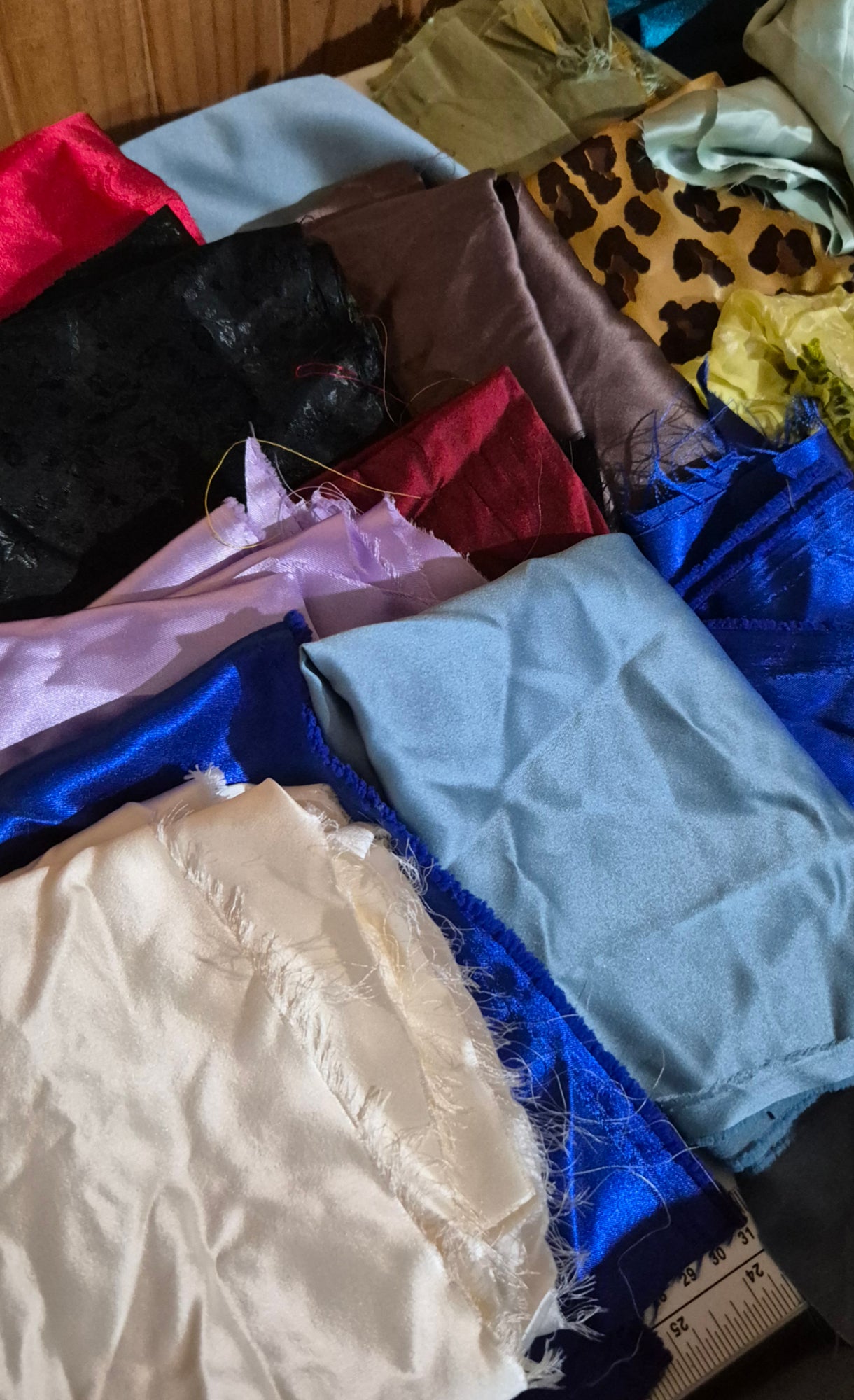 Dress fabric scrap bag - Fabric Rescue