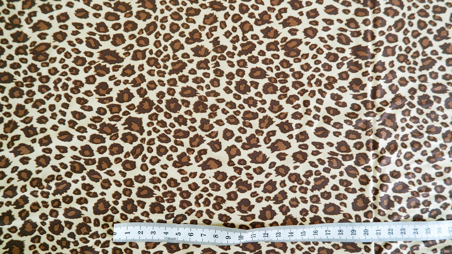 Cotton Fabric - Small Leopard Print - Riley Blake
