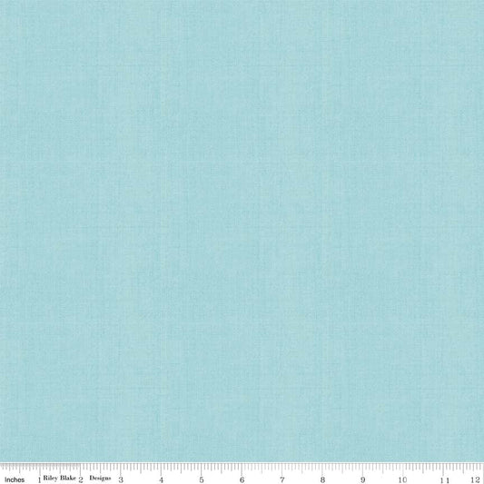 Cotton Linen - Aqua - Riley Blake