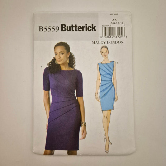 Butterick B5559, dress pattern, sizes 6 - 12