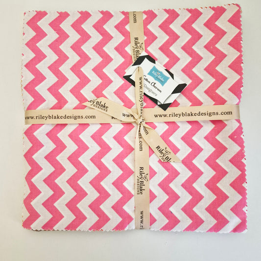 Small Chevron - 10 inch Stacker - 24 Pieces - Riley Blake