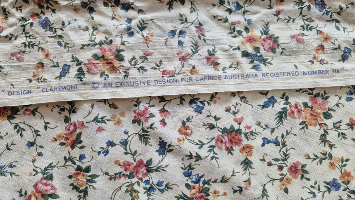 Lightweight Cotton Fabric - Claremont - 1.6m remnant - Fabric Rescue
