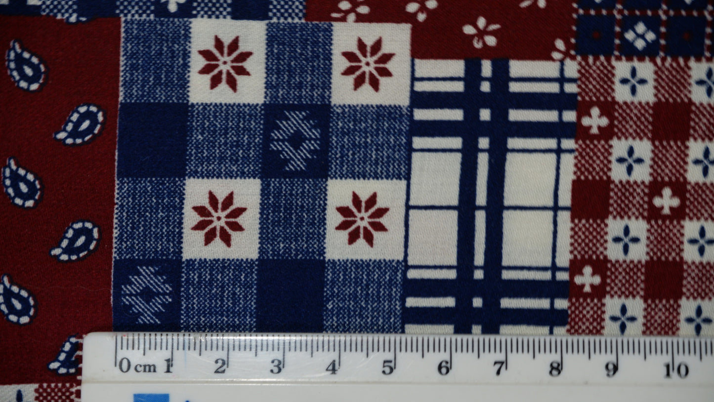 Cotton Remnant - Country farm style - Fabric Rescue