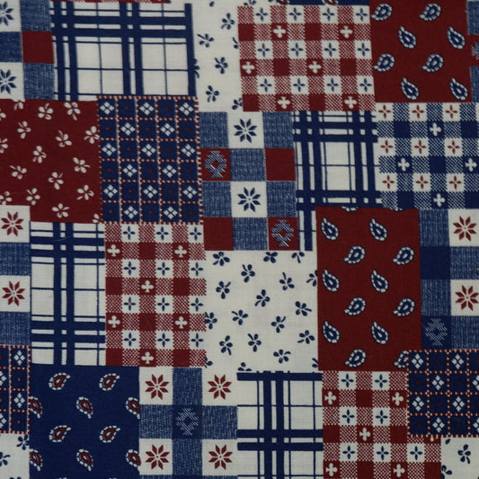 Cotton Remnant - Country farm style - Fabric Rescue