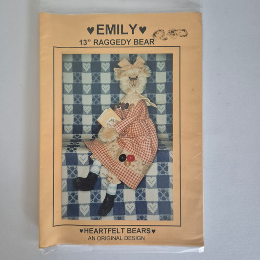 Emily 13" Raggedy Bear pattern