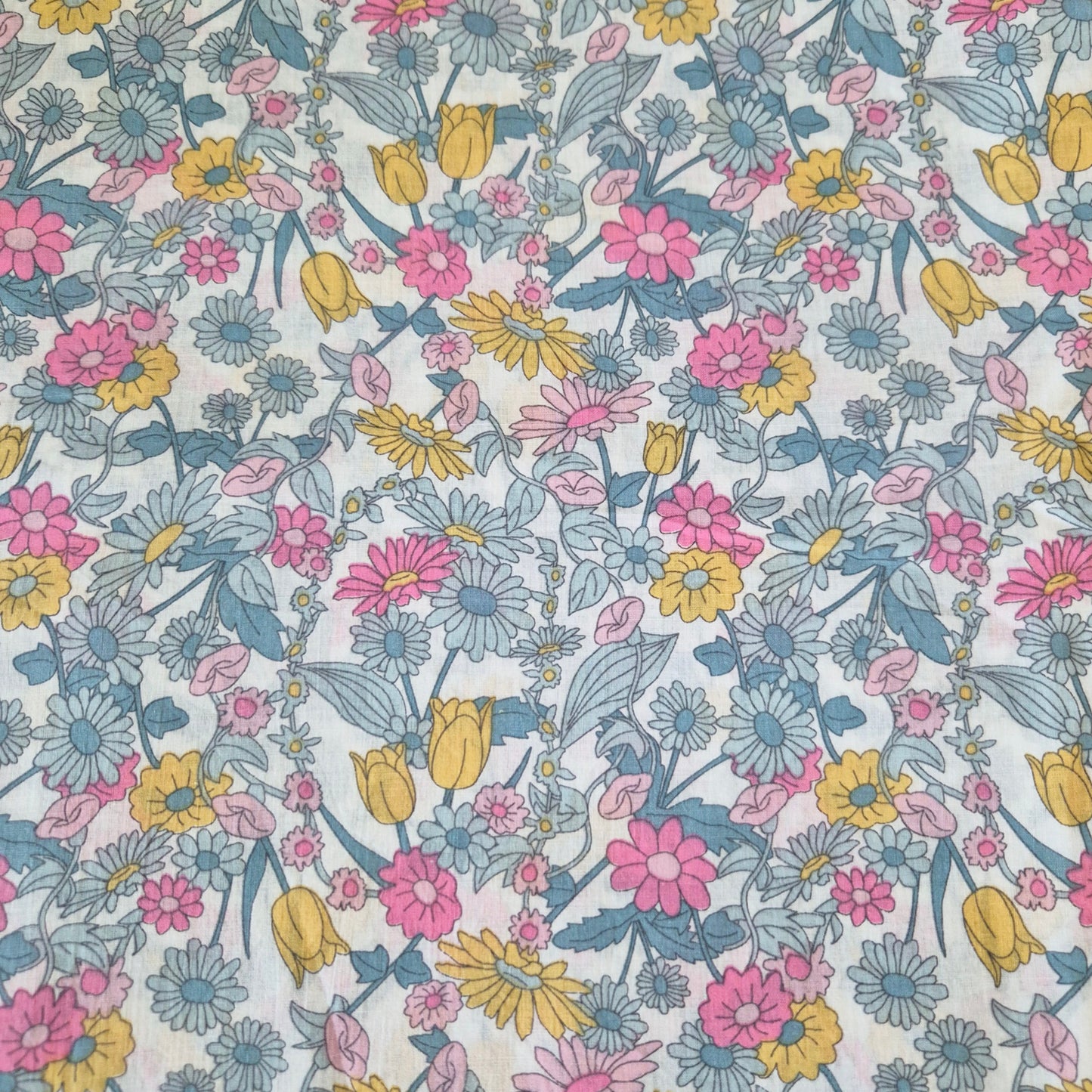 flower design on fabric