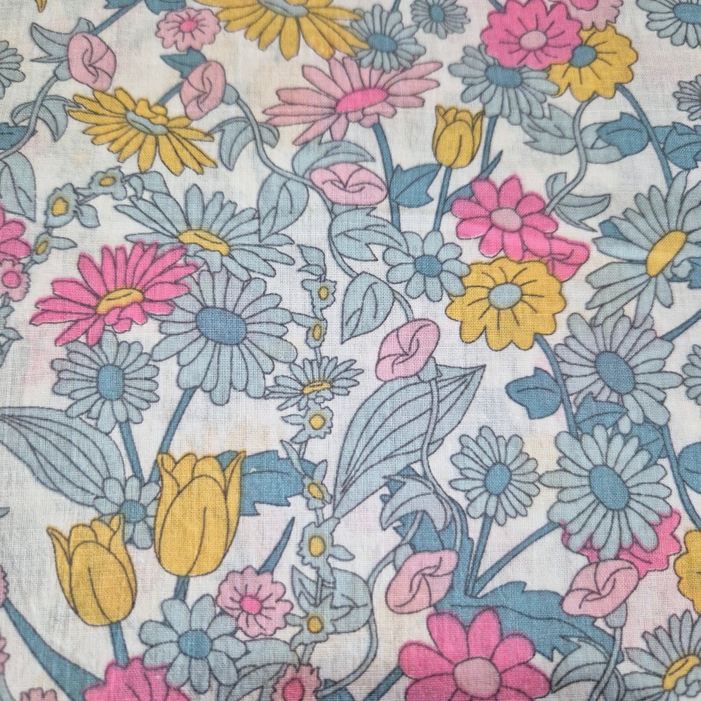 closeup of flower design