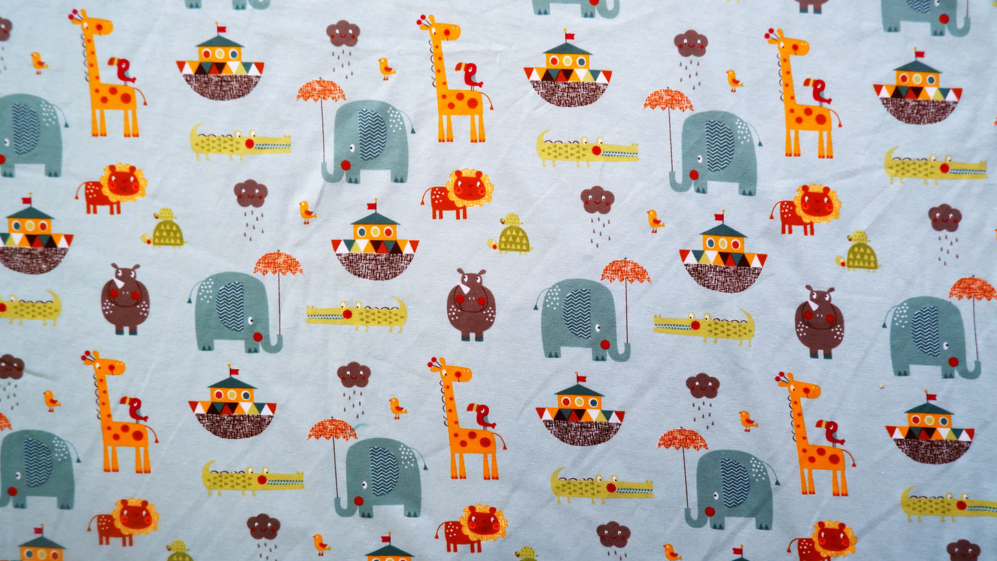 Stretch Jersey - Giraffe Crossing Stretch Knit