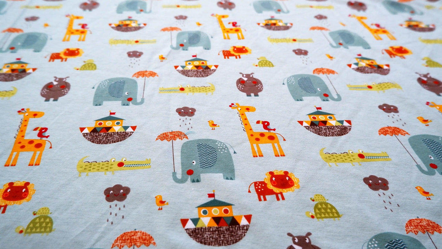 Stretch Jersey - Giraffe Crossing Stretch Knit